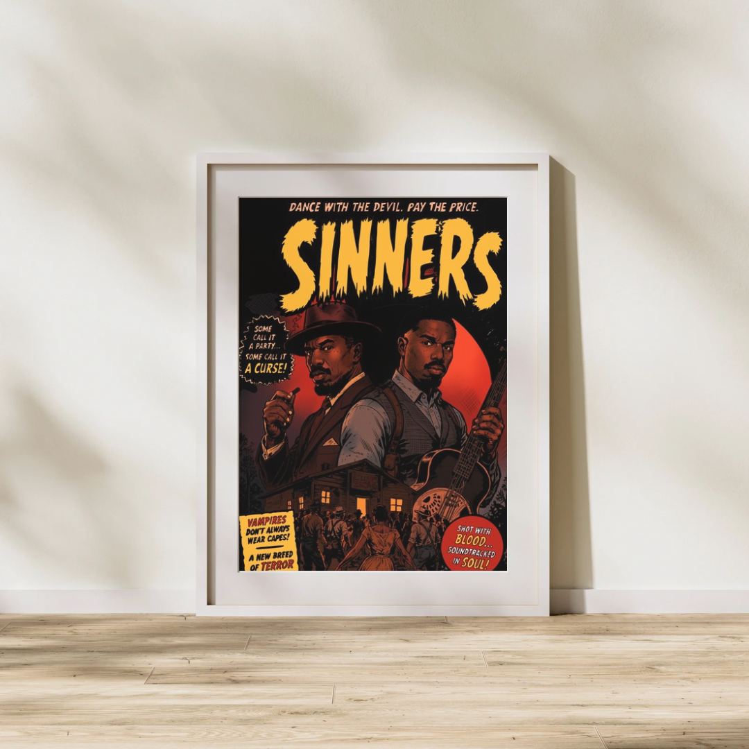 Sinners Art Print (Color Variant) | Horror Art Print | Alternate Comic Cover Movie Poster