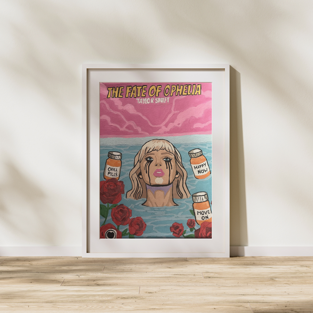 The Fate of Ophelia – Pop Art Inspired Print