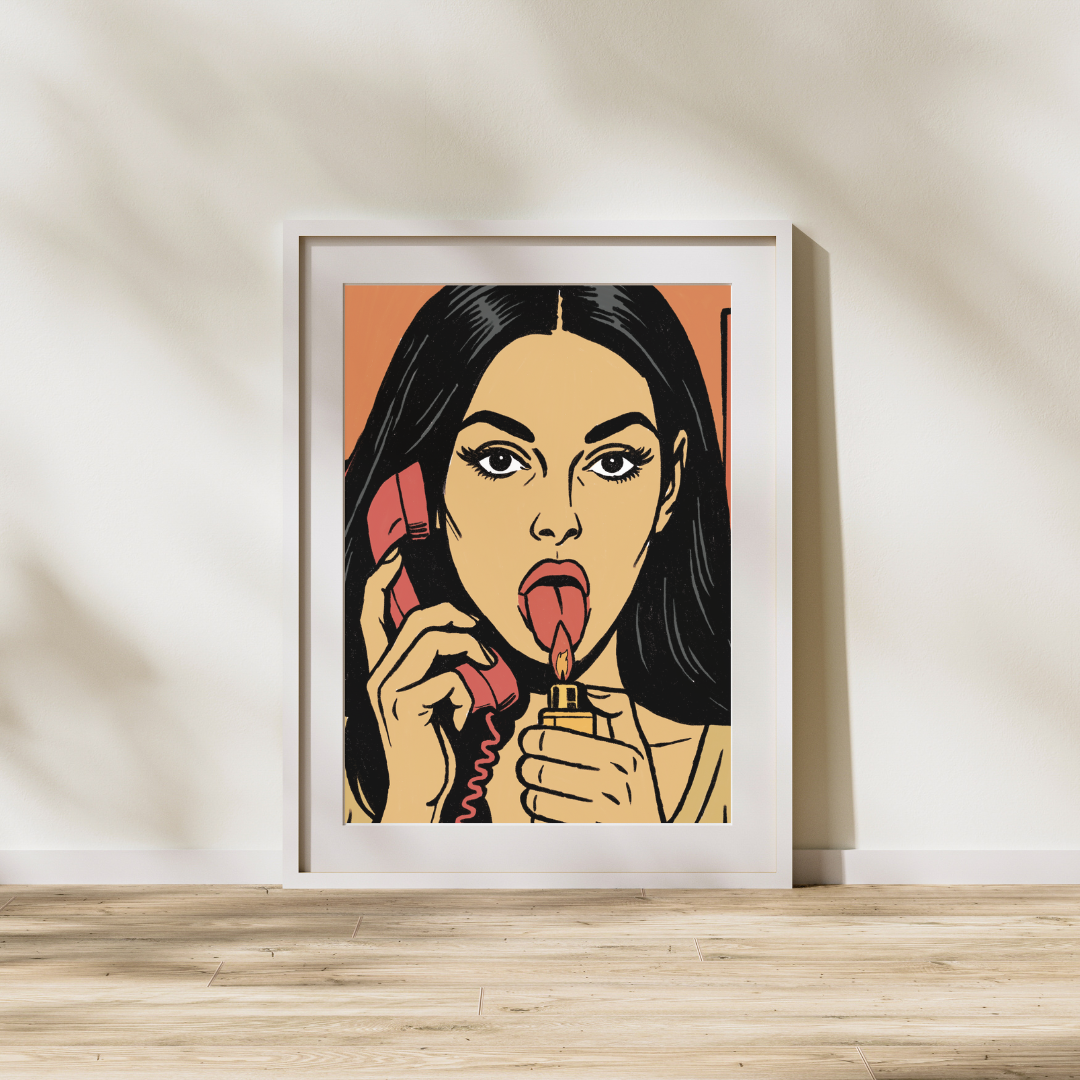 “Jennifer’s Body” – Comic Book–Inspired Pop Art Print