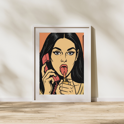 “Jennifer’s Body” – Comic Book–Inspired Pop Art Print