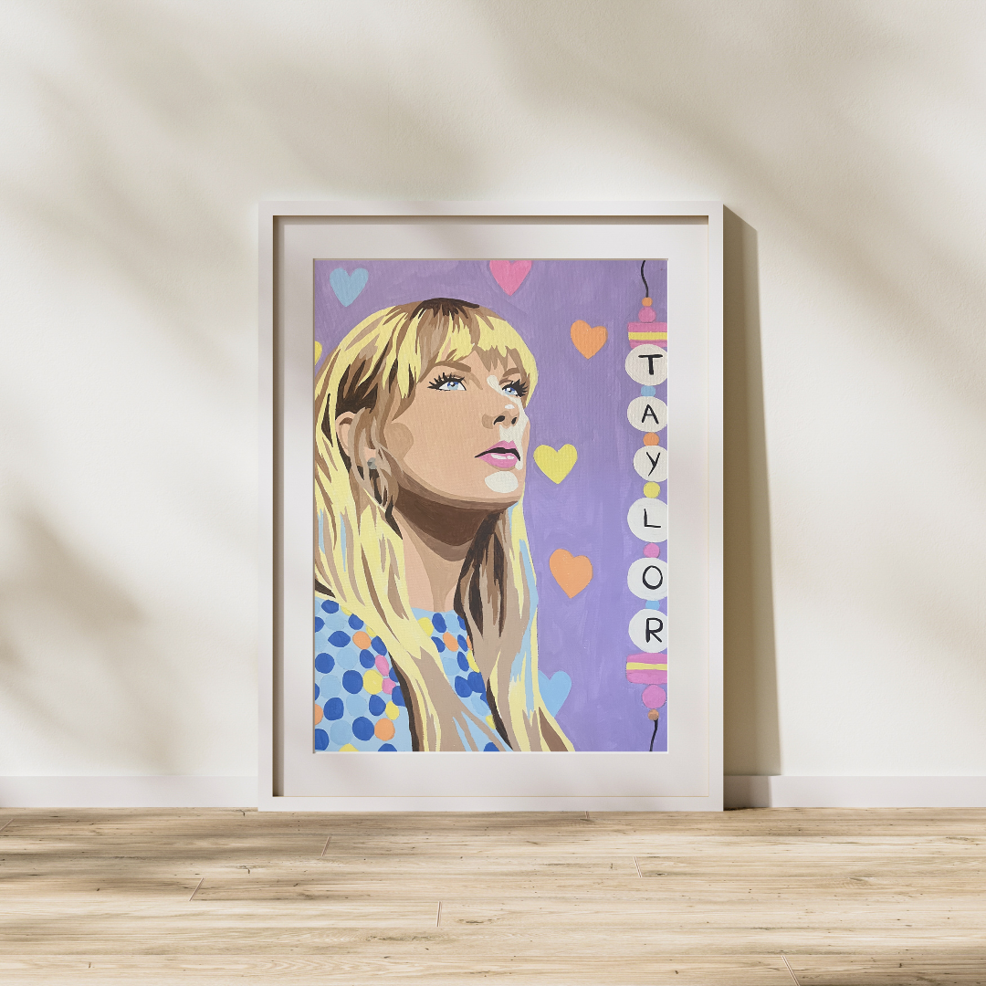 Taylor Swift – Pop Art Portrait Print