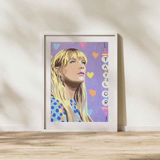 Taylor Swift – Pop Art Portrait Print