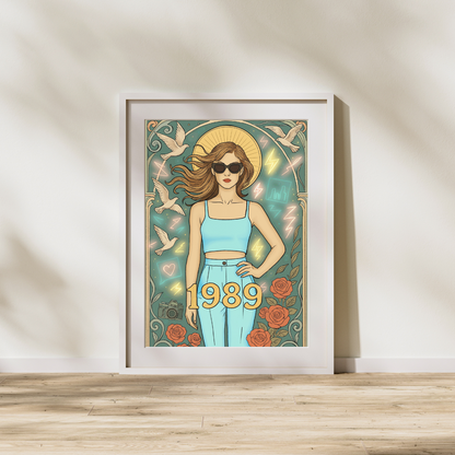 Complete Taylor Swift Eras Art Nouveau Digital Download Set — All 12 Eras