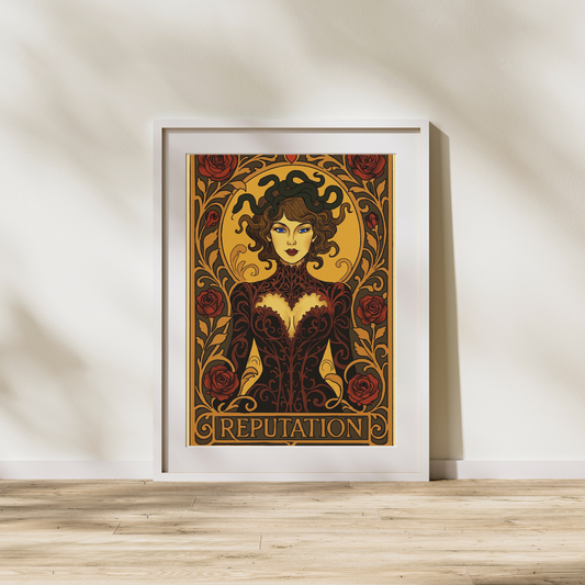 Taylor Swift "Reputation" Era — Art Nouveau Print