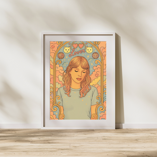 Taylor Swift "Lover" Era — Art Nouveau Print