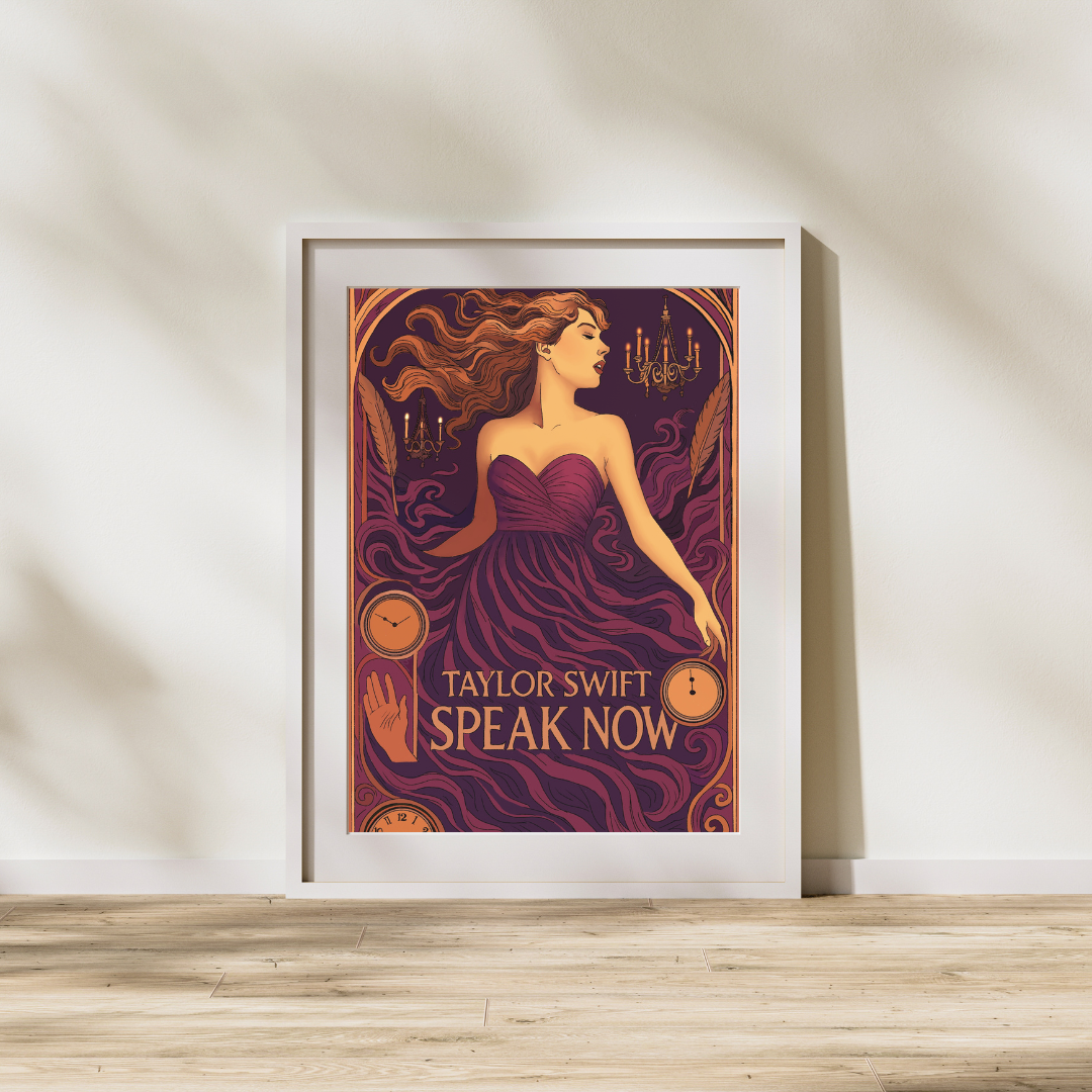 Taylor Swift "Speak Now" Era — Art Nouveau Print