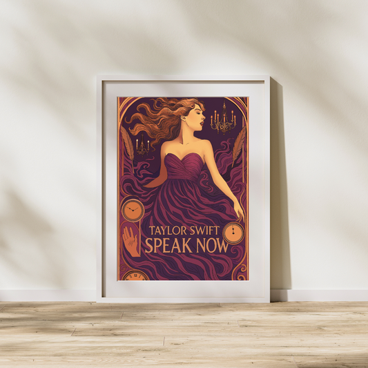 Taylor Swift "Speak Now" Era — Art Nouveau Print