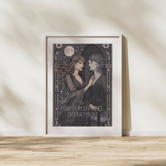 Taylor Swift "The Tortured Poets Department" Era — Art Nouveau Print