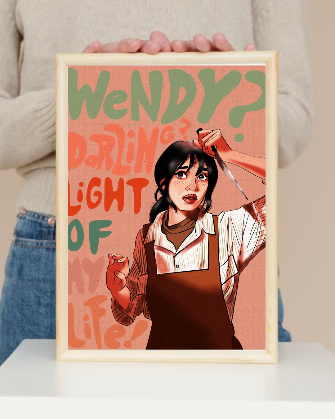 Wendy Torrance Art Print | Horror Art Print | Pop Art Film