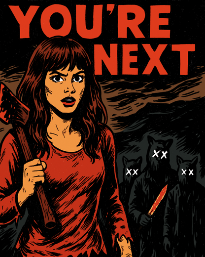 “You’re Next” – Comic Book–Inspired Pop Art Print